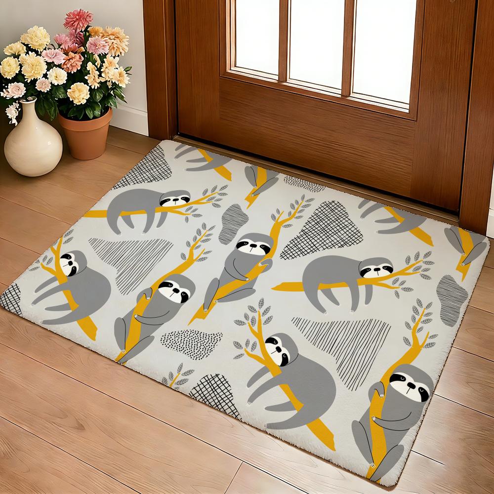 Cute Sloth Floor Mat Cozy Flannel Soft Thick Non-Slip Mat For Living Room Bedroom Kitchen Decor Rugs 40x60cm
Cute Sloth Floor Mat Cozy Flannel Soft Thick Non-Slip Mat For Living Room Bedroom Kitchen Decor Rugs 40x60cm