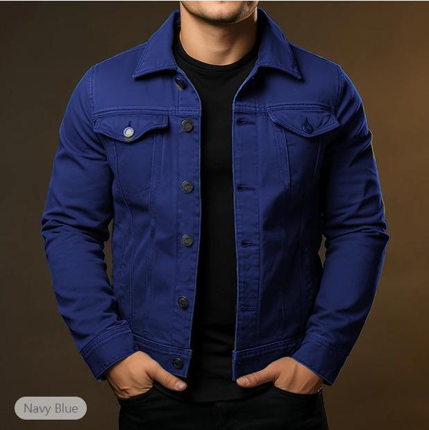 Men s Windproof Warm Lapel Jacket - Casual Autumn/Winter Solid Color Streetwear XXL темно-синий
Men s Windproof Warm Lapel Jacket - Casual Autumn/Winter Solid Color Streetwear XXL темно-синий