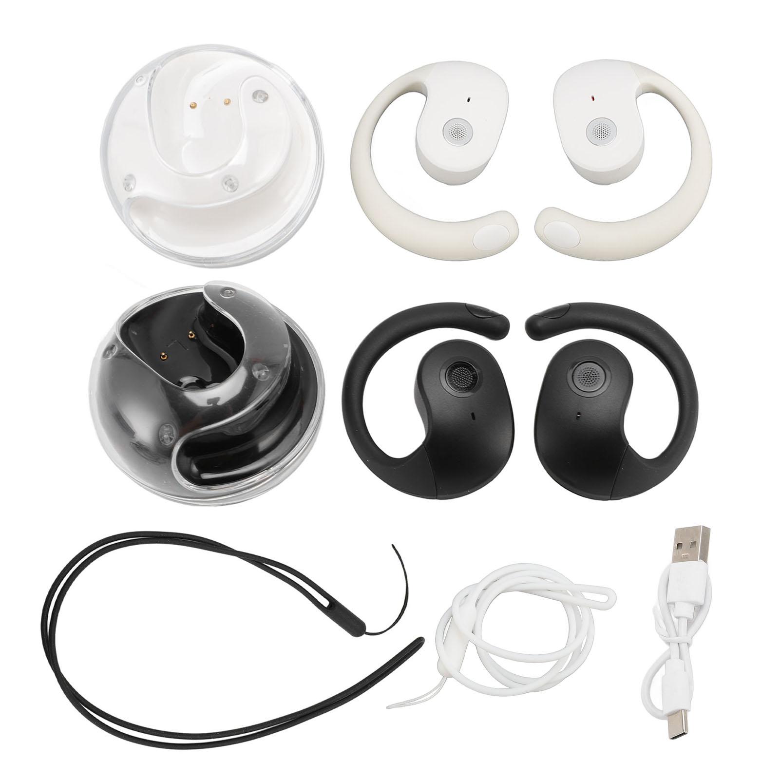 Wireless Earbuds Bluetooth 5.4 Bone Conduction 3D Stereo HiFi Sound Ear Hanging Bluetooth Headset wi Black
Wireless Earbuds Bluetooth 5.4 Bone Conduction 3D Stereo HiFi Sound Ear Hanging Bluetooth Headset wi Black