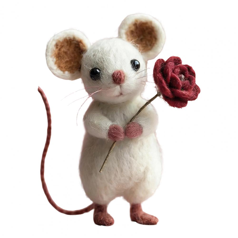 Handmade Wool Doll Handmade Felt Mouse Plush Plaything Cute Ornament For Household Decoration Plush Charming Collectible Gift For Unique
Handmade Wool Doll Handmade Felt Mouse Plush Plaything Cute Ornament For Household Decoration Plush Charming Collectible Gift For Unique