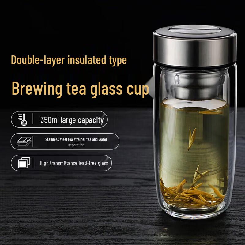 TDE Double-Wall Borosilicate Glass Tea Tumbler
TDE Double-Wall Borosilicate Glass Tea Tumbler