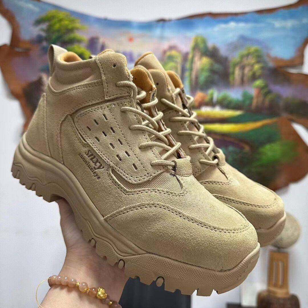 Men s Breathable Mid-Top Non-Slip Hiking Boots for Spring/Autumn - Desert Combat Trekking Shoes 45 темного кольору хакі
Men s Breathable Mid-Top Non-Slip Hiking Boots for Spring/Autumn - Desert Combat Trekking Shoes 45 темного кольору хакі
