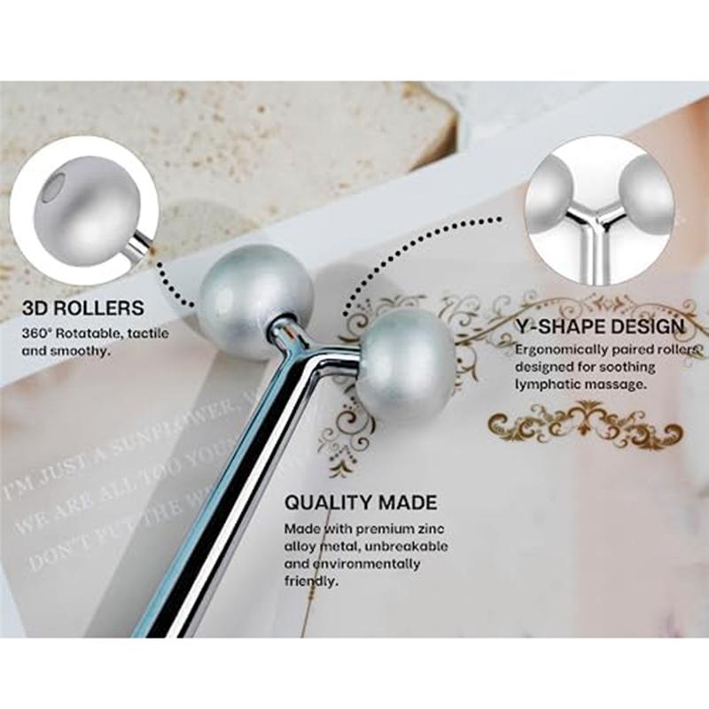 1 Piece Facial Roller Facial Sculpting Tool Face Slimming Massage Roller For Contouring, Jawline срібний
1 Piece Facial Roller Facial Sculpting Tool Face Slimming Massage Roller For Contouring, Jawline срібний