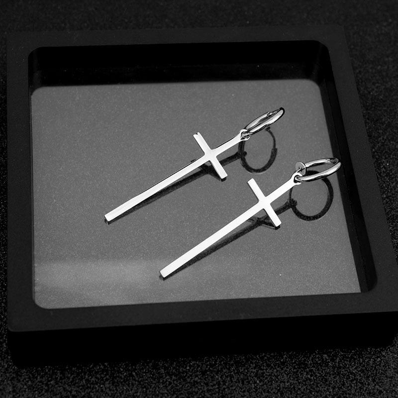 Vintage Long Cross Earrings For Women Men Accessories Hooks&Hoops Piercing Stainless Steel Earring Arracadas Acero Inoxidable
Vintage Long Cross Earrings For Women Men Accessories Hooks&Hoops Piercing Stainless Steel Earring Arracadas Acero Inoxidable