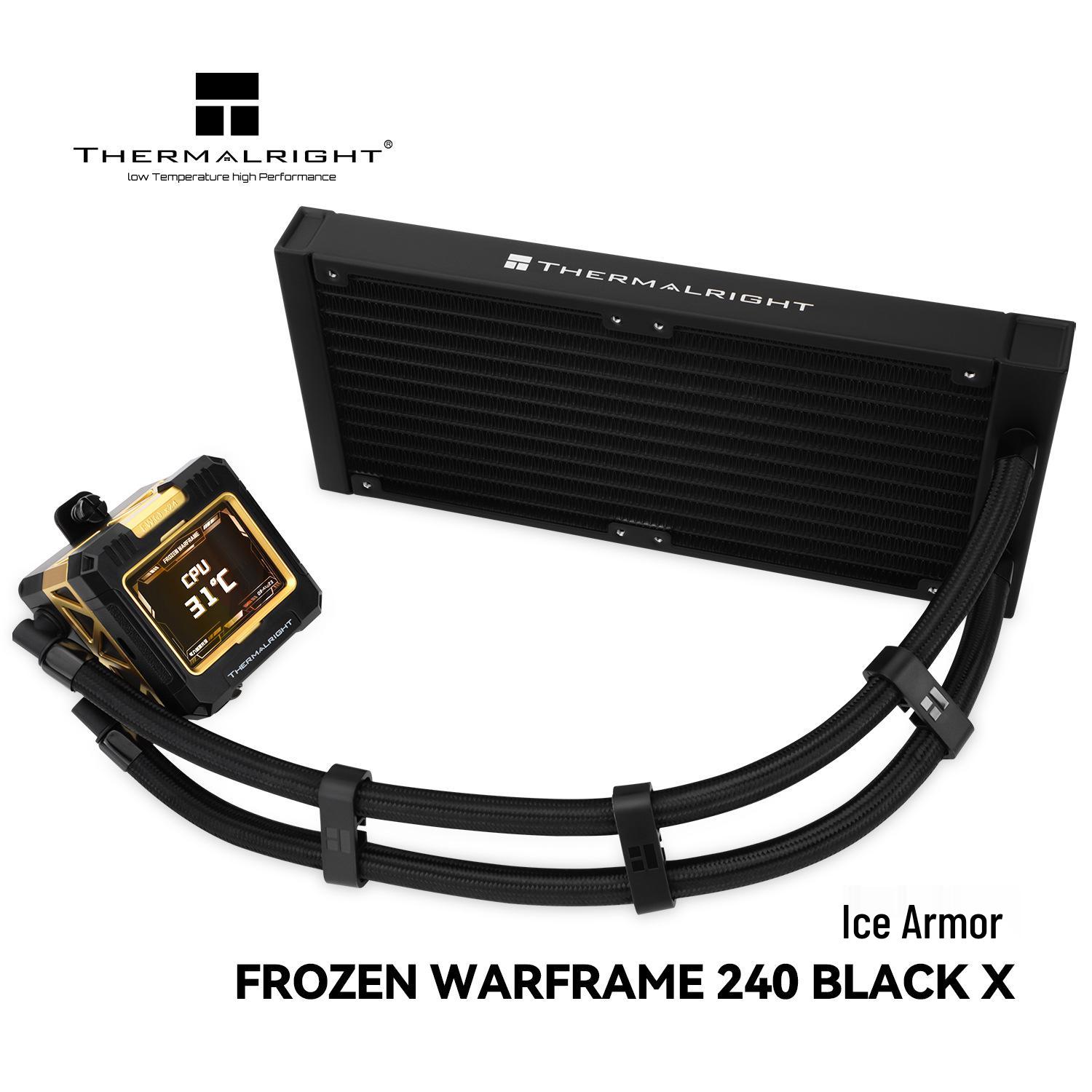 Thermalright Frozen Warframe 360 AIO CPU Liquid Cooler with High-Speed Pump and Screen Display
Thermalright Frozen Warframe 360 AIO CPU Liquid Cooler with High-Speed Pump and Screen Display