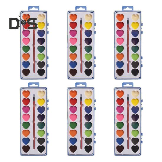 Набор акварельных красок для детей, 6/12 шт., смываемая акварельная краска с кисточкой, портативная акварельная палитра для дошкольного класса, путешествий 6pcs
Набор акварельных красок для детей, 6/12 шт., смываемая акварельная краска с кисточкой, портативная акварельная палитра для дошкольного класса, путешествий 6pcs