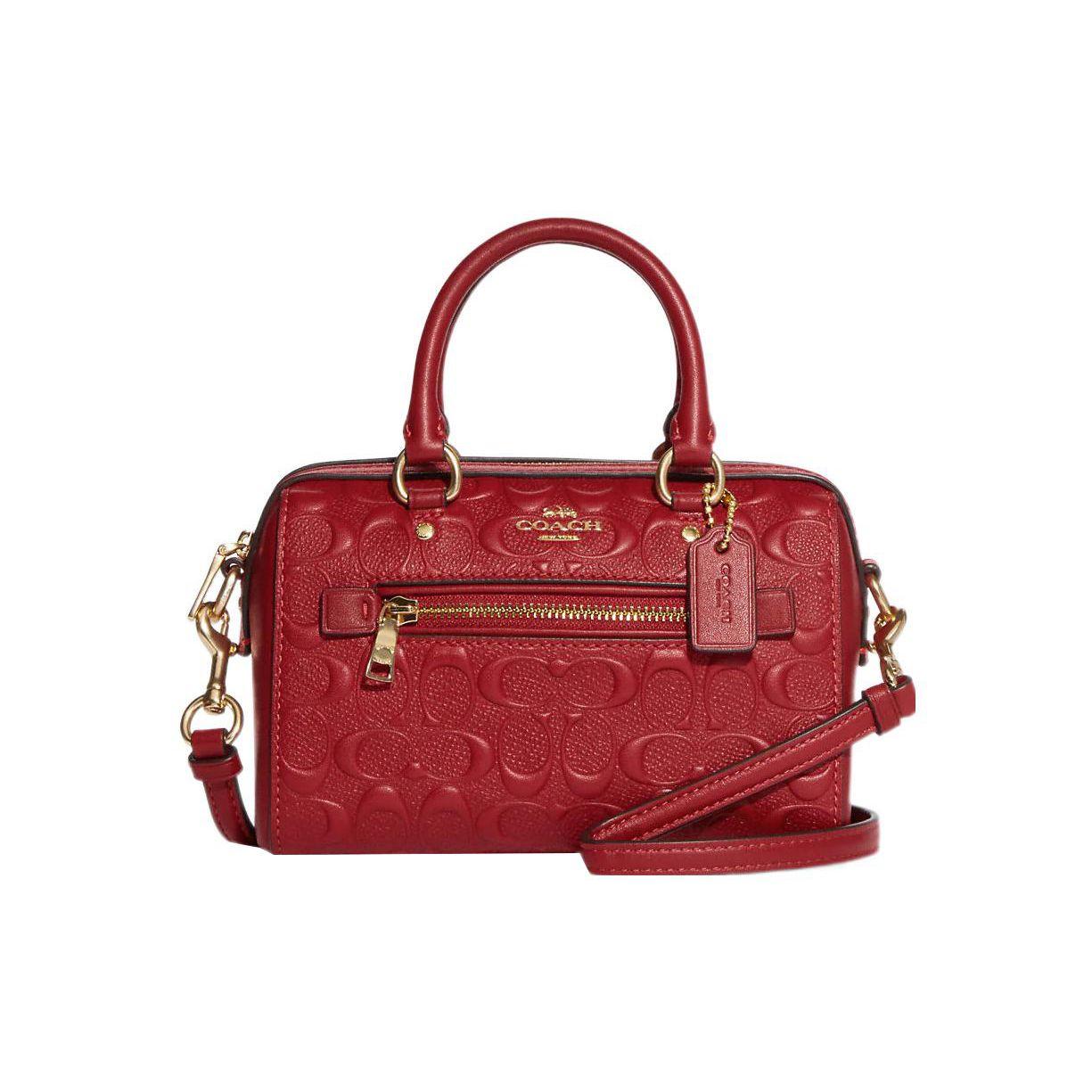 Coach Rowan 15 Signature Embossed Pattern Letter Logo Smooth Calfskin Shoulder Crossbody Tote Mini Women handbags Red CC944-IMF8Q Basic Set (Bag+Dust Bag)
Coach Rowan 15 Signature Embossed Pattern Letter Logo Smooth Calfskin Shoulder Crossbody Tote Mini Women handbags Red CC944-IMF8Q Basic Set (Bag+Dust Bag)
