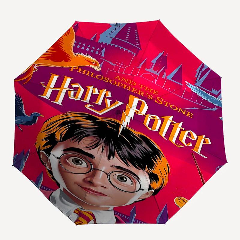 1pc Harry Potter And The Philosopher s Stone Automatic Folding Umbrella - Compact 8-Rib Design, Durable Plastic & Iron1441L
1pc Harry Potter And The Philosopher s Stone Automatic Folding Umbrella - Compact 8-Rib Design, Durable Plastic & Iron1441L