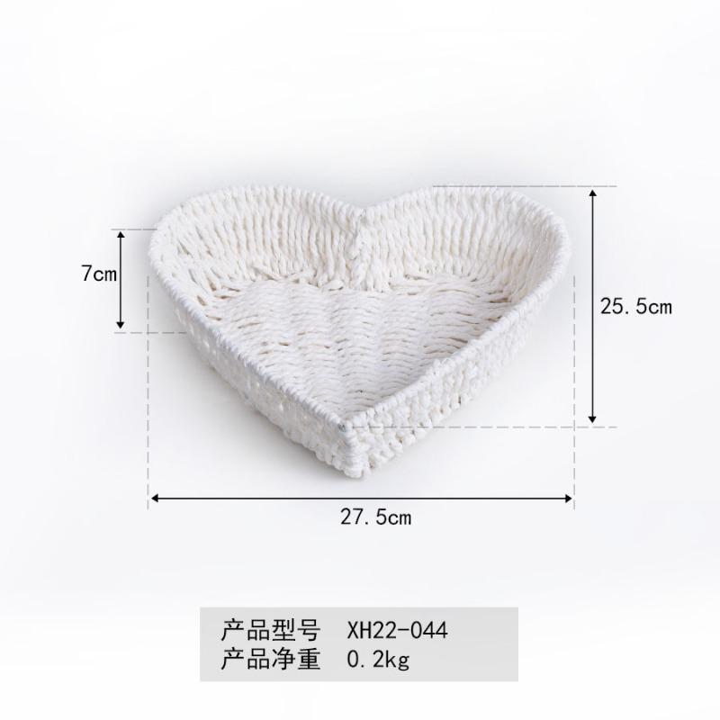 Paper rope woven storage basket, coffee table, desktop sundries frame, snacks, toys, storage fruit plate, storage basket, sorting basket
Paper rope woven storage basket, coffee table, desktop sundries frame, snacks, toys, storage fruit plate, storage basket, sorting basket