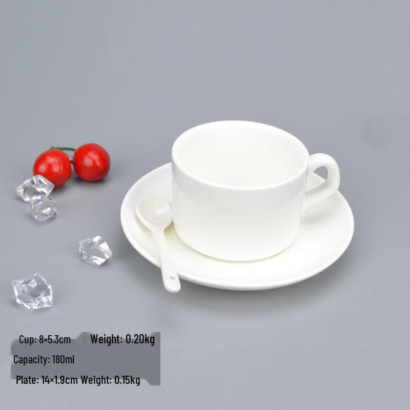 Ceramic European-Style Coffee Cup and Saucer Set with Spoon - Pure White, Perfect for Afternoon Tea Default
Ceramic European-Style Coffee Cup and Saucer Set with Spoon - Pure White, Perfect for Afternoon Tea Default