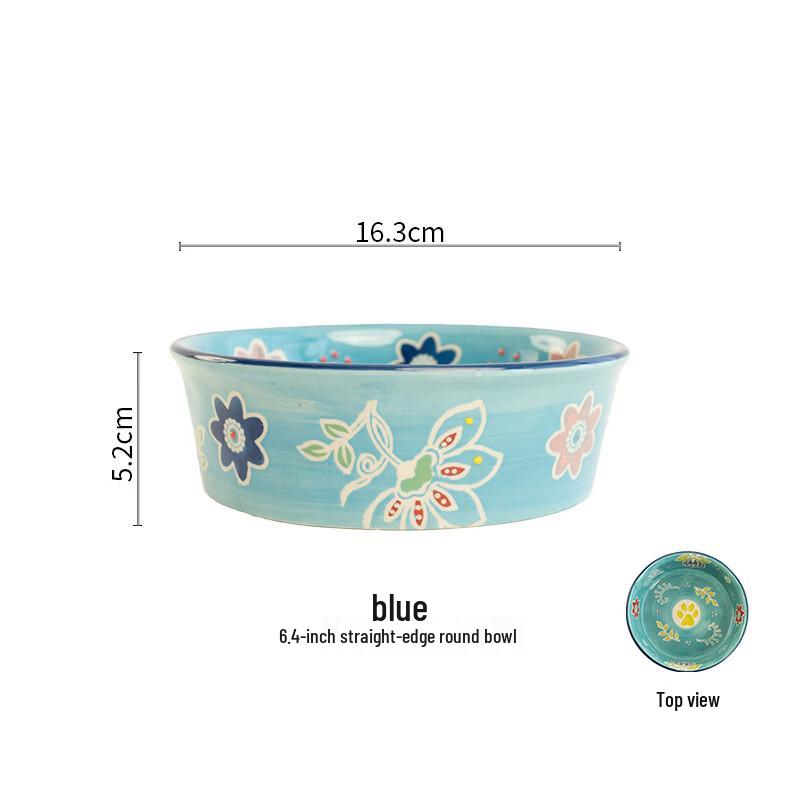 ZISIZ Underglaze Ceramic Pet Bowl with Neck Protection
ZISIZ Underglaze Ceramic Pet Bowl with Neck Protection
