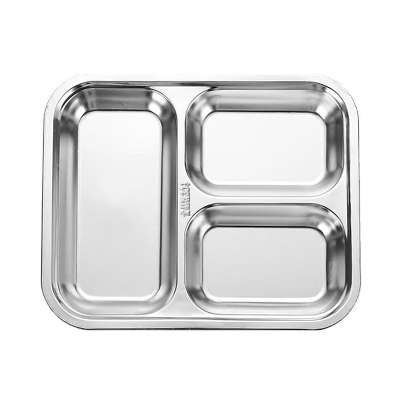 Lufenglai 304 Stainless Steel 3-Compartment Meal Tray Three Compartment
Lufenglai 304 Stainless Steel 3-Compartment Meal Tray Three Compartment