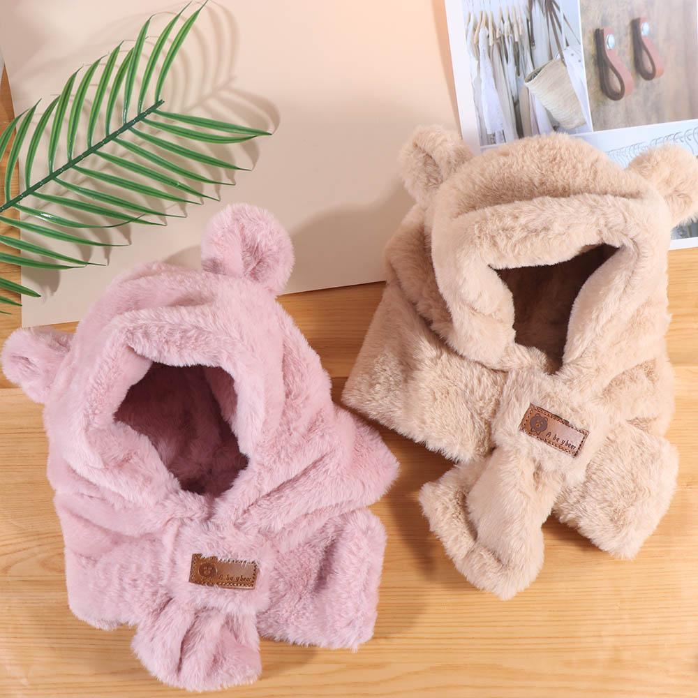 Faux Fur Baby Bear Plush Hat Soft Warm Ear Protection Hats Lovely One-Piece Hat Scarf Kids рожевий
Faux Fur Baby Bear Plush Hat Soft Warm Ear Protection Hats Lovely One-Piece Hat Scarf Kids рожевий