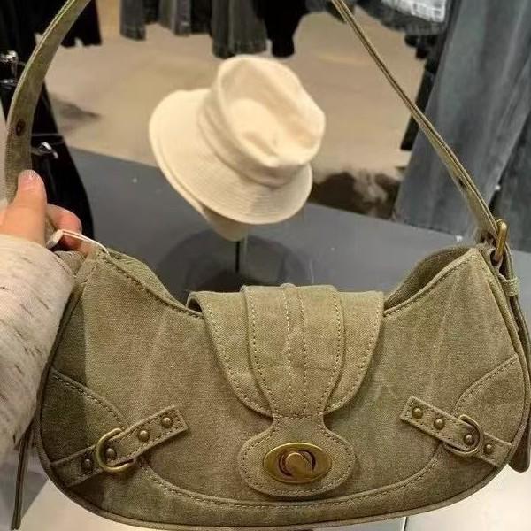 Army Green Women s Patchwork Canvas Saddle Bag - Trendy, Versatile, Casual Shoulder Handbag 23x5x14 cm
Army Green Women s Patchwork Canvas Saddle Bag - Trendy, Versatile, Casual Shoulder Handbag 23x5x14 cm