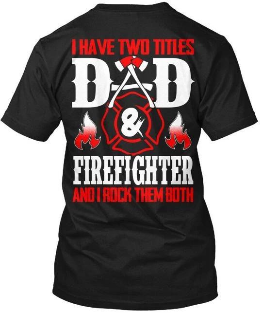 Firefighter I Have Two Titles Fire Dept Bad T shirt Made in USA Size S to 5XL XL
Firefighter I Have Two Titles Fire Dept Bad T shirt Made in USA Size S to 5XL XL