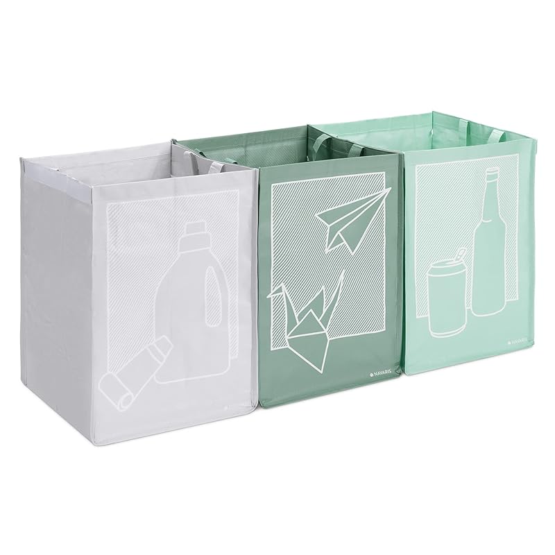 Navaris Separation bag set of 3 dust box garbage bag - dust box trash can Separate trash can garbage bag recycling reusable lightweight waterproof
Navaris Separation bag set of 3 dust box garbage bag - dust box trash can Separate trash can garbage bag recycling reusable lightweight waterproof