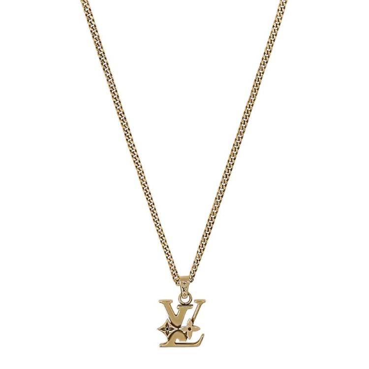Louis Vuitton Letter Combination Design Metal Necklace Men necklace Gold M03779 Box+Shopping Bag
Louis Vuitton Letter Combination Design Metal Necklace Men necklace Gold M03779 Box+Shopping Bag