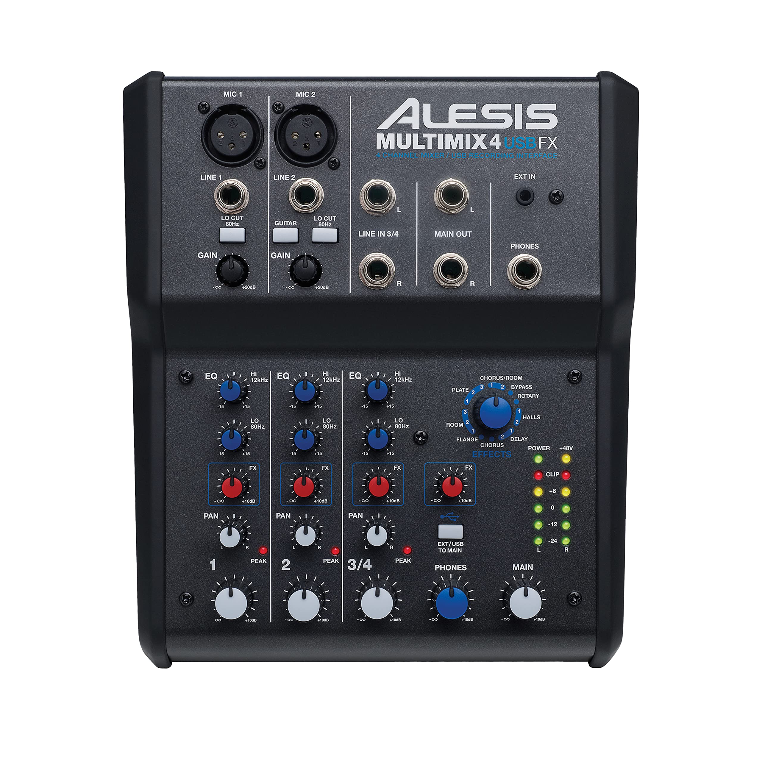 Alesis 4-канальный студийный микшер со встроенным эффектором и USB-аудиоинтерфейсом для микширования/записи MultiMix 4USB FX
Alesis 4-канальный студийный микшер со встроенным эффектором и USB-аудиоинтерфейсом для микширования/записи MultiMix 4USB FX