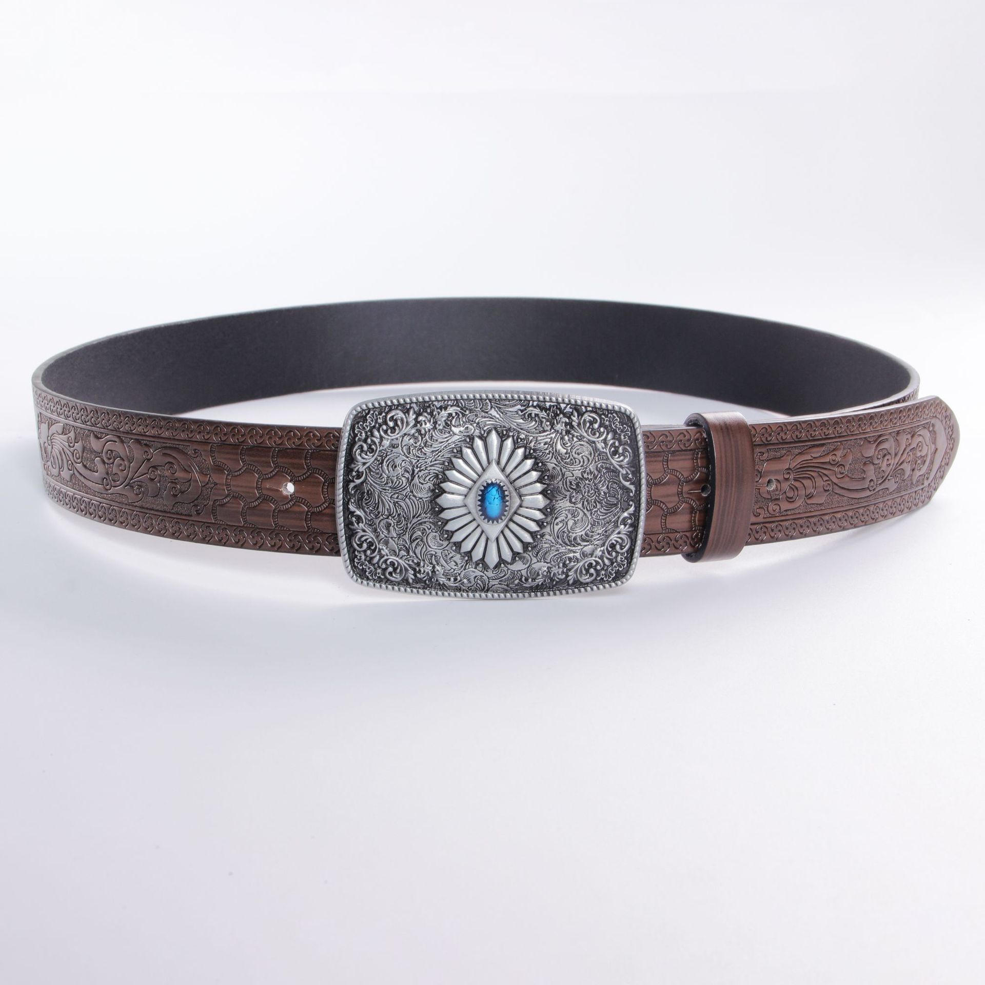 Western Denim Style Personalized Wear Belt Retro Design Neutral Style Men S And Women S Embossed Belt 102cm темно-коричневого кольору
Western Denim Style Personalized Wear Belt Retro Design Neutral Style Men S And Women S Embossed Belt 102cm темно-коричневого кольору