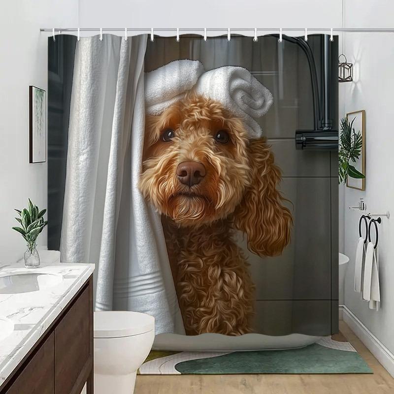 1Pc Teddy Dog Shower Curtain Vintage Shower Cute Cartoon Bathroom Accessories For Home And Hotel Bathroom W60H190(CM)-1 Pcs
1Pc Teddy Dog Shower Curtain Vintage Shower Cute Cartoon Bathroom Accessories For Home And Hotel Bathroom W60H190(CM)-1 Pcs