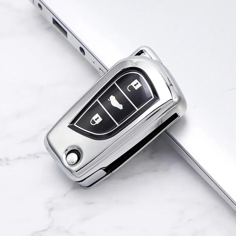 TPU Car Key Cases Cover for Toyota Auris Corolla Avensis Verso Yaris Aygo Scion TC IM Camry RAV4 2015 2016 Protective Shell срібний
TPU Car Key Cases Cover for Toyota Auris Corolla Avensis Verso Yaris Aygo Scion TC IM Camry RAV4 2015 2016 Protective Shell срібний