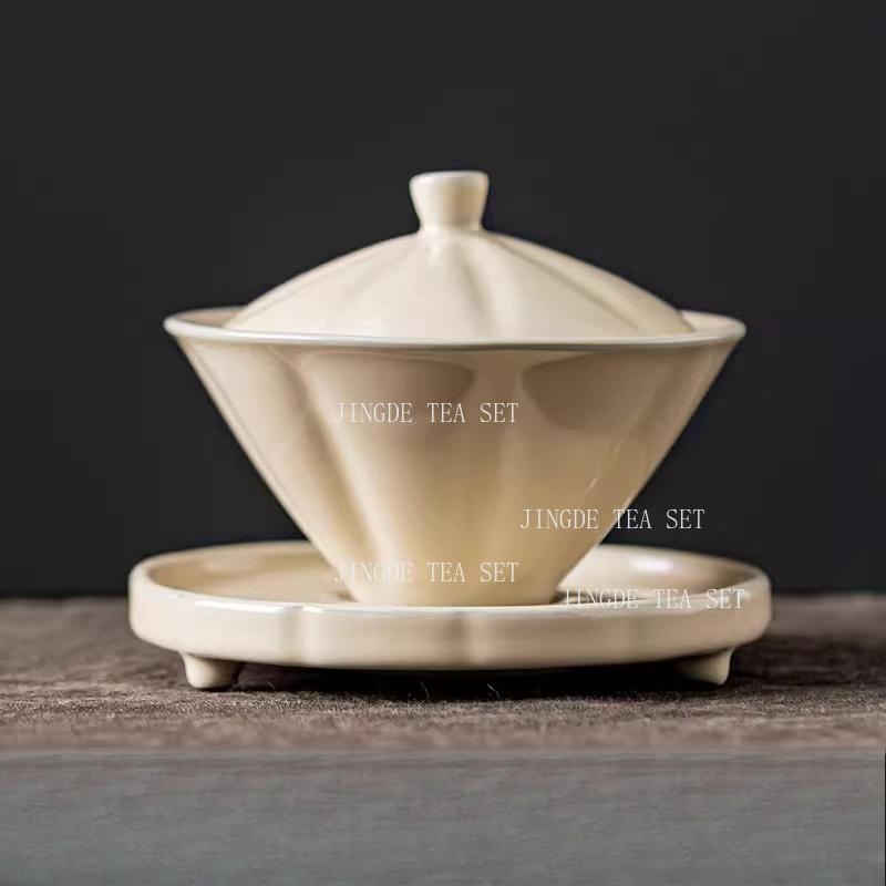 Cracked Glaze Antique Ceramics Gaiwan Home Teacup Travel Tea Bowl Chinese Teaware Accessories Drinkware Personal Cup 130ml 11.5x8.8cm 130ml бежевий
Cracked Glaze Antique Ceramics Gaiwan Home Teacup Travel Tea Bowl Chinese Teaware Accessories Drinkware Personal Cup 130ml 11.5x8.8cm 130ml бежевий