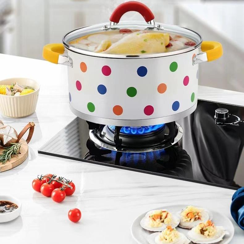New Fashion Thickened 304 Stainless Steel Double Ear Household Gas Induction Cooker Cooking Congee Stew Pot
New Fashion Thickened 304 Stainless Steel Double Ear Household Gas Induction Cooker Cooking Congee Stew Pot