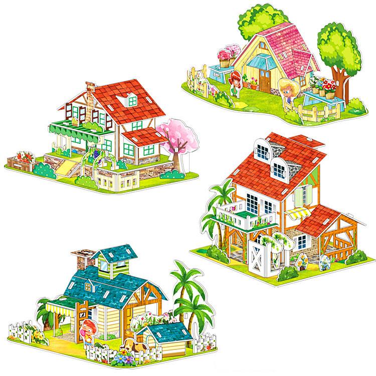 Children s New 3D Three-dimensional Puzzle Model School Gift Paper Color Handmade Jigsaw Puzzle Toy
Children s New 3D Three-dimensional Puzzle Model School Gift Paper Color Handmade Jigsaw Puzzle Toy