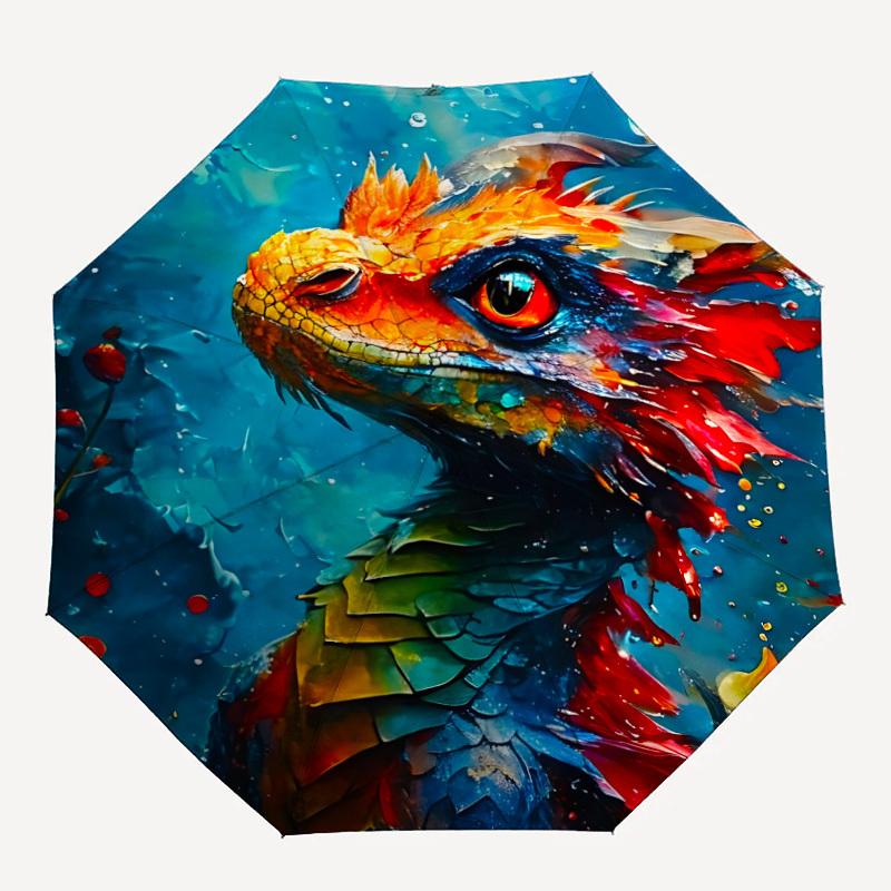 1pc Dragon Water Automatic Folding Umbrella, Sturdy And Durable Automatic Folding Umbrella with 8 Ribs, Convenient for Outdoor Use071
1pc Dragon Water Automatic Folding Umbrella, Sturdy And Durable Automatic Folding Umbrella with 8 Ribs, Convenient for Outdoor Use071
