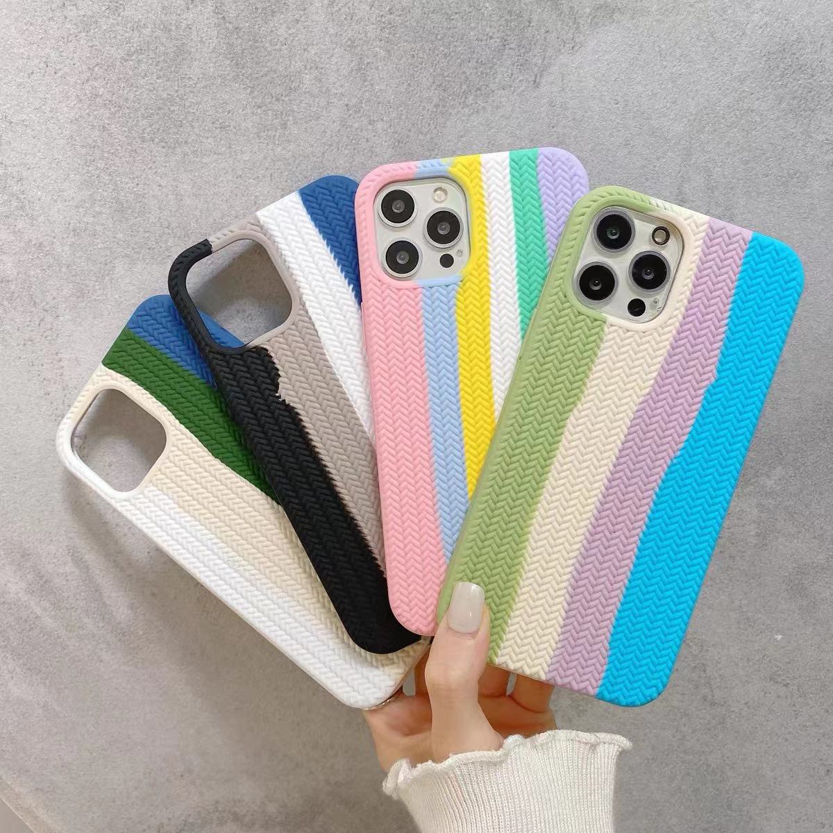 Anti-fall and anti-slip twist liquid glue herringbone woven pattern case for Apple iPhone 13, suitable for iPhone 14 series.
Anti-fall and anti-slip twist liquid glue herringbone woven pattern case for Apple iPhone 13, suitable for iPhone 14 series.