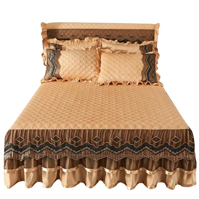 Европейское винтажное кружевное бархатное плотное покрывало 180x200 королевского размера, свадебное стеганое мягкое оборками, постельное белье, комплект королевы, 2 подушки 180x200cm 71x79inch
Европейское винтажное кружевное бархатное плотное покрывало 180x200 королевского размера, свадебное стеганое мягкое оборками, постельное белье, комплект королевы, 2 подушки 180x200cm 71x79inch