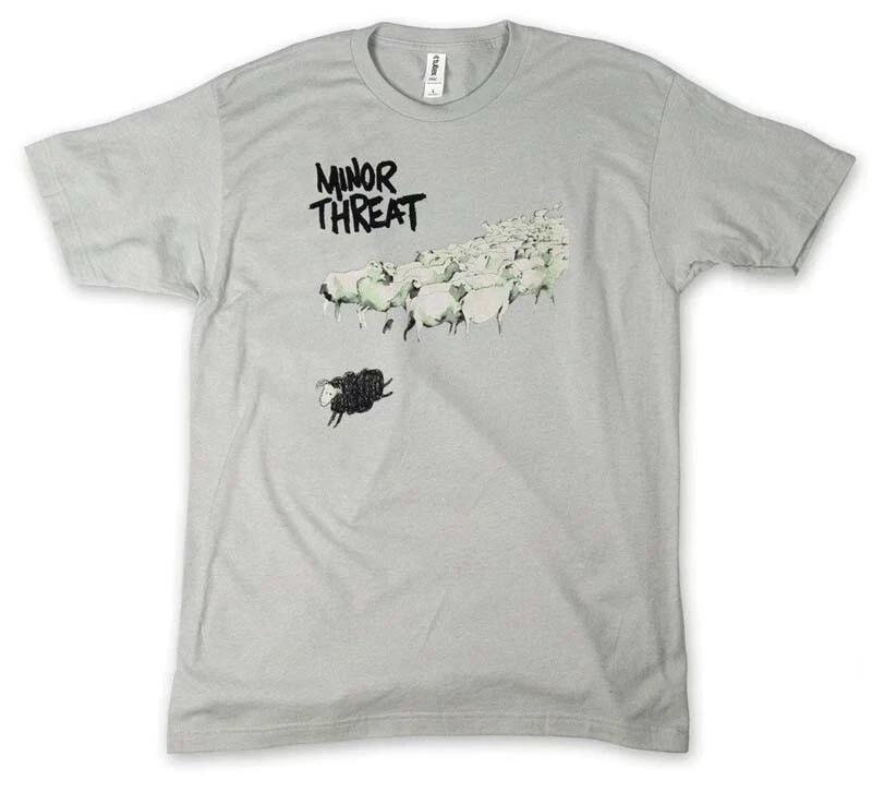 New Authentic Minor Threat Band Black Sheep Out Of Step Punk Gray T-Shirt S
New Authentic Minor Threat Band Black Sheep Out Of Step Punk Gray T-Shirt S