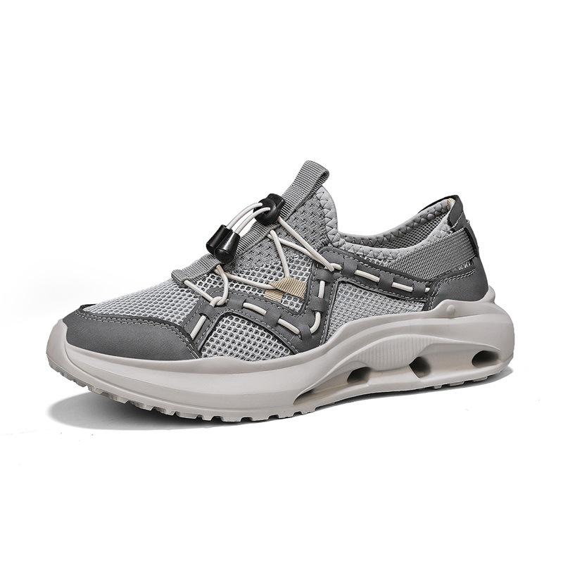 Мужская обувь с сеткой из натуральной кожи, летняя дышащая обувь с открытой сеткой больших размеров, портативная уличная нескользящая спортивная обувь с сетчатой поверхностью для отдыха 45 серый
Мужская обувь с сеткой из натуральной кожи, летняя дышащая обувь с открытой сеткой больших размеров, портативная уличная нескользящая спортивная обувь с сетчатой поверхностью для отдыха 45 серый