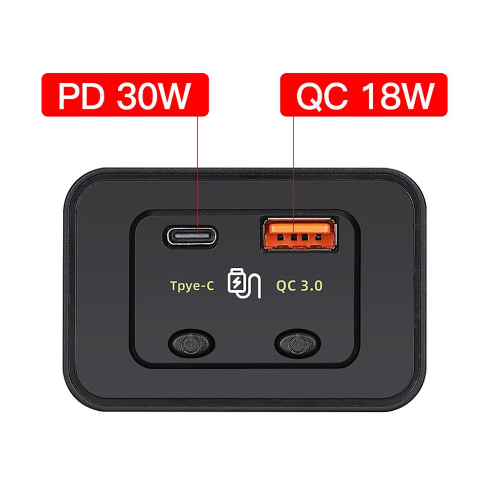 12/24V Panel Wall Mount Car Charger Socket Dual USB Fast Charging 48W PD Type-C QC3.0 for Motorcycle Car Bus Truck RV ATV
12/24V Panel Wall Mount Car Charger Socket Dual USB Fast Charging 48W PD Type-C QC3.0 for Motorcycle Car Bus Truck RV ATV