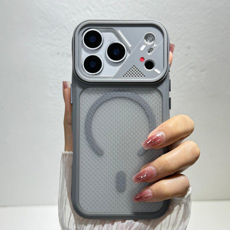 Mech-Style Cooling Magnetic Phone Case for iPhone 16/15 Pro Max with Precise Holes 15 Pro Max
Mech-Style Cooling Magnetic Phone Case for iPhone 16/15 Pro Max with Precise Holes 15 Pro Max