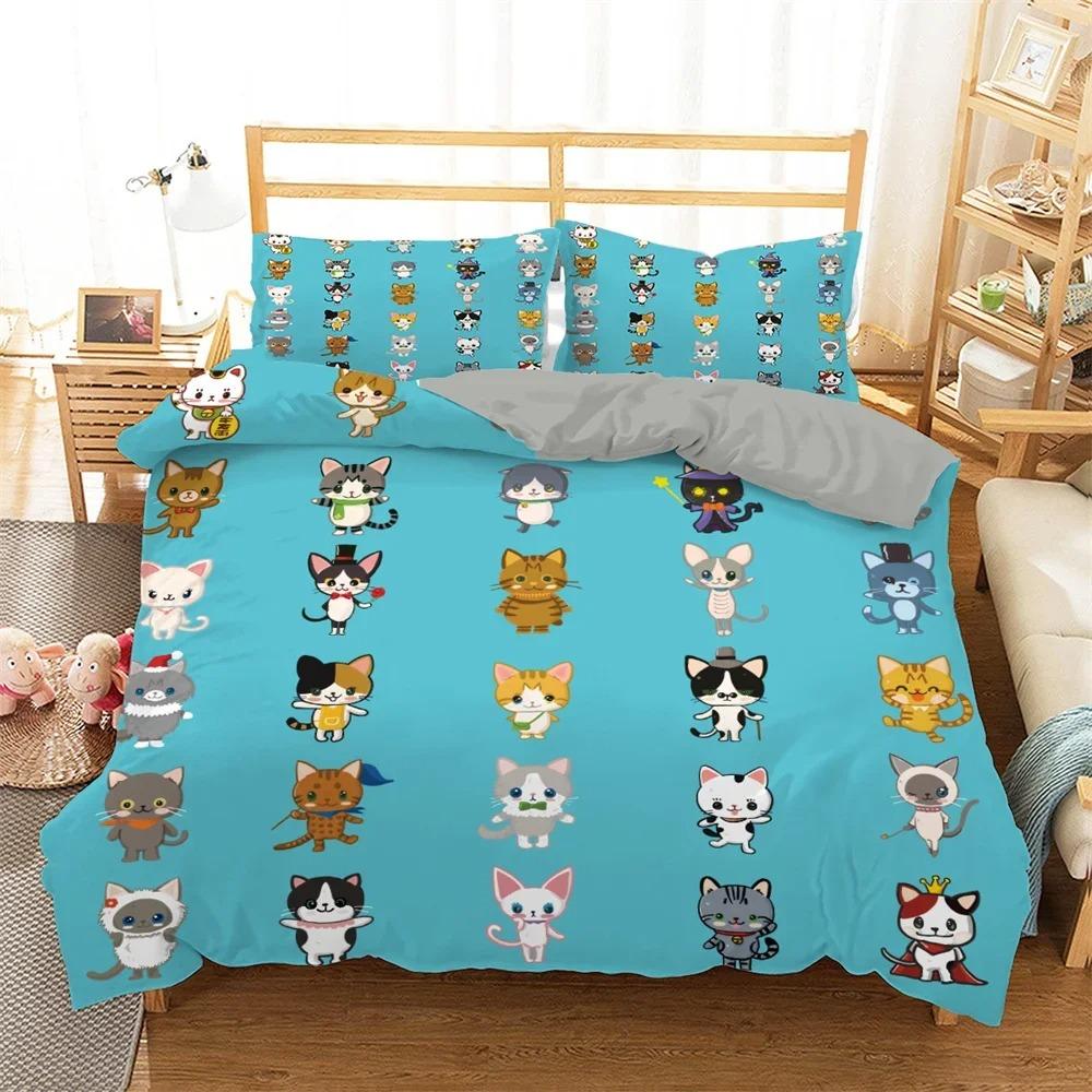 Комплект постельного белья с изображением мультяшного кота, детский пододеяльник с изображением милого котенка, разноцветный пододеяльник с изображением животных, покрывало King Twin Queen из полиэстера 70x133cm 2pcs
Комплект постельного белья с изображением мультяшного кота, детский пододеяльник с изображением милого котенка, разноцветный пододеяльник с изображением животных, покрывало King Twin Queen из полиэстера 70x133cm 2pcs