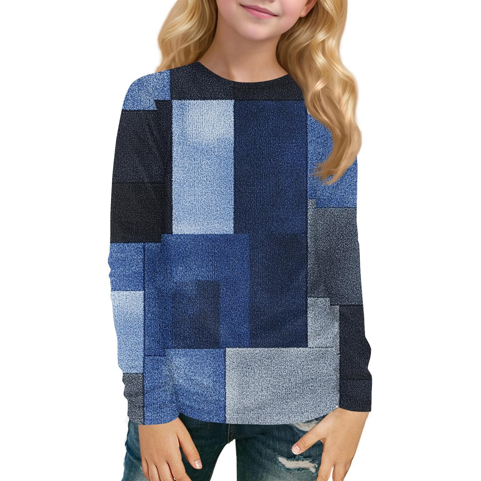 Детский топ с длинным рукавом, круглым вырезом, с принтом, повседневный 160 синий
Детский топ с длинным рукавом, круглым вырезом, с принтом, повседневный 160 синий