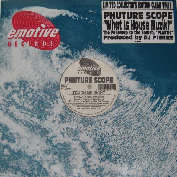 12inch Record PHUTURE SCOPE - What Is House Muzik EM7471 EMOTIVE 1994 US Dance & Electronica Used
12inch Record PHUTURE SCOPE - What Is House Muzik EM7471 EMOTIVE 1994 US Dance & Electronica Used