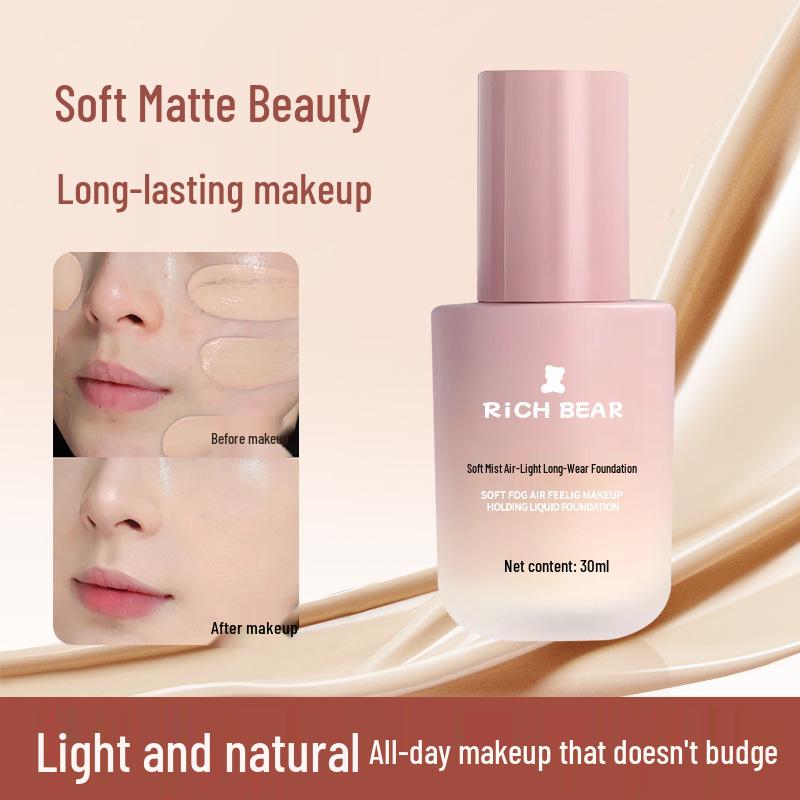 Yalin RichBear Soft Mist Стойкая, не отпечатывающаяся, увлажняющая, легкая тональная основа
Yalin RichBear Soft Mist Стойкая, не отпечатывающаяся, увлажняющая, легкая тональная основа