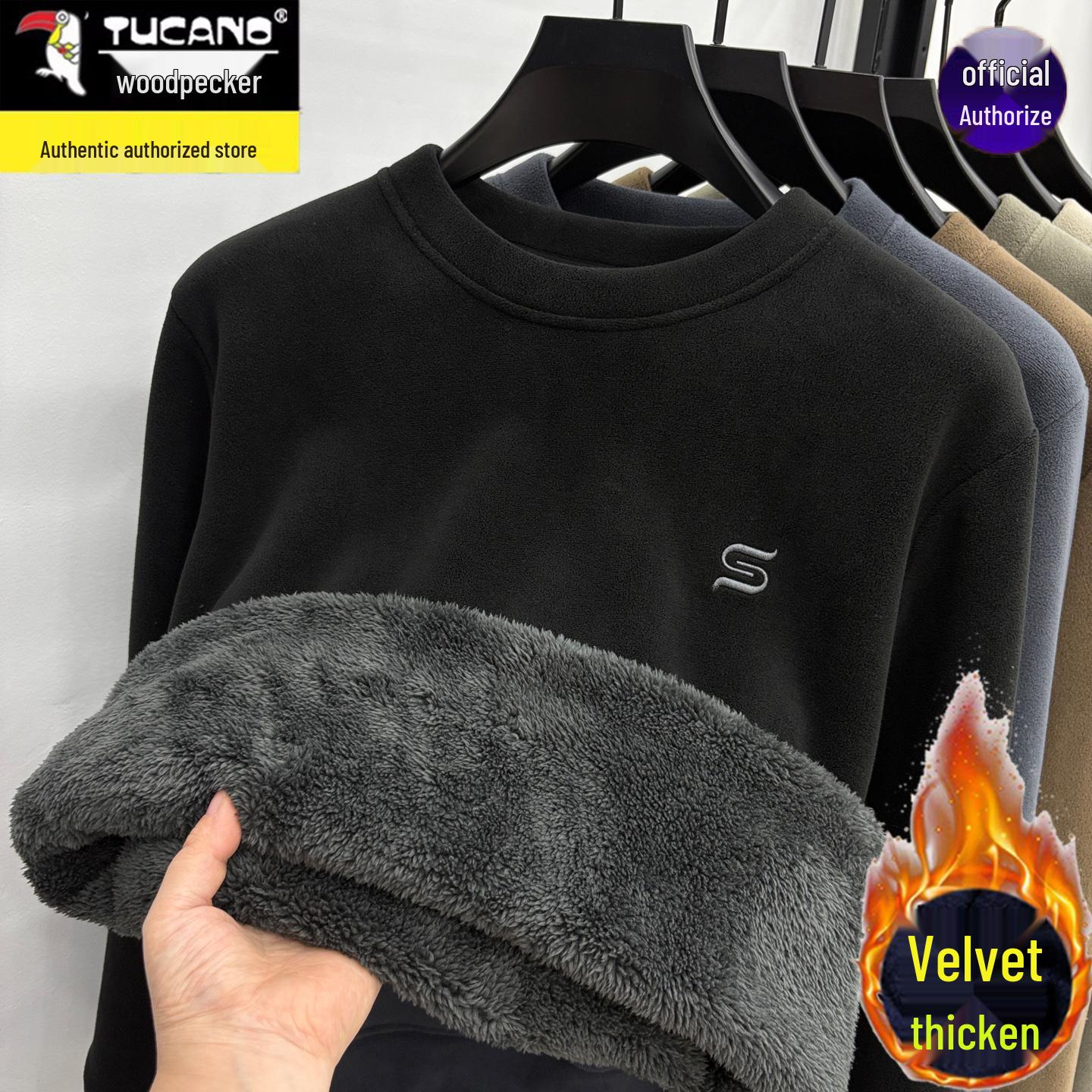 Men s Thick Wool Fleece Hoodie - Winter 2025 Warm Round Neck Base Layer 3XL (155-170 Jin)
Men s Thick Wool Fleece Hoodie - Winter 2025 Warm Round Neck Base Layer 3XL (155-170 Jin)