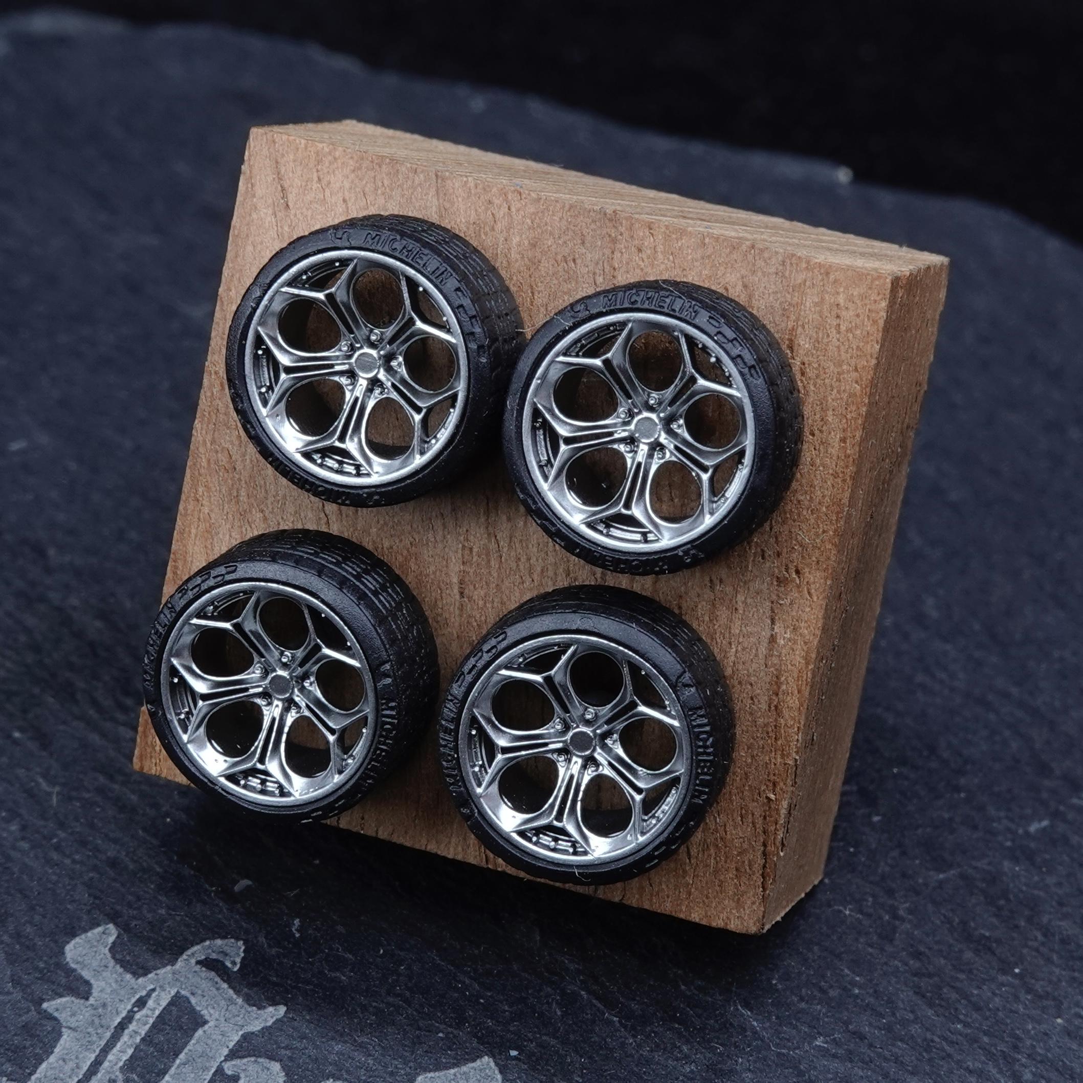 PuffStudio_1/64 Scale Wheel Hub_AL13-R100_8.8mm Plug-in Hub Is Suitable for 1/64 Car Model Modification Accessories срібний
PuffStudio_1/64 Scale Wheel Hub_AL13-R100_8.8mm Plug-in Hub Is Suitable for 1/64 Car Model Modification Accessories срібний