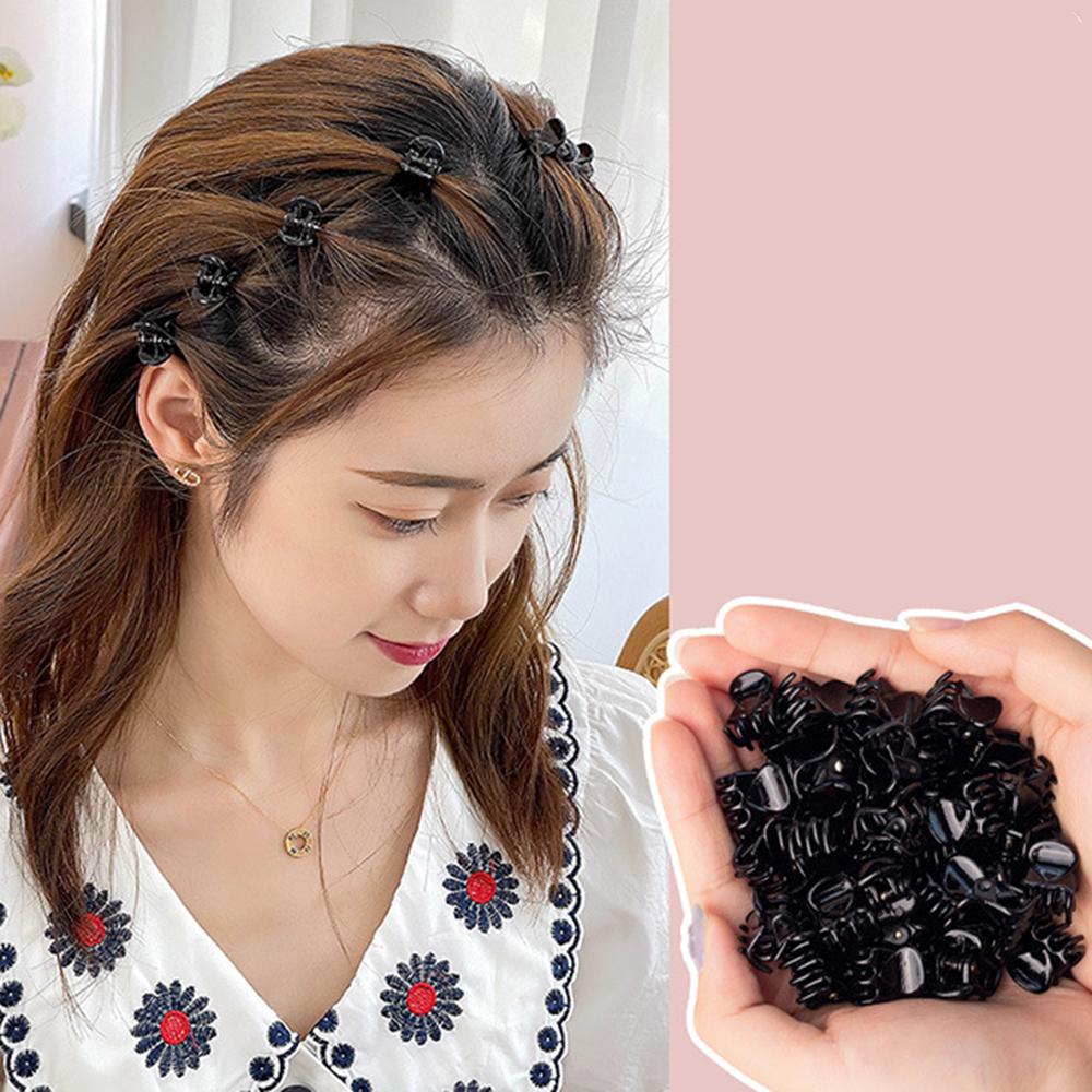 FJ-354 120Pcs/Set Mini Hair Clips DIY Hair Style Acrylic Claws Clamps for Girls and Women Bright Black
FJ-354 120Pcs/Set Mini Hair Clips DIY Hair Style Acrylic Claws Clamps for Girls and Women Bright Black
