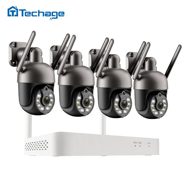 Techage 3MP Tuya NVR PTZ Беспроводная система видеонаблюдения Двухстороннее аудио WIFI IP-камера безопасности 8CH P2P Комплект видеонаблюдения Обнаружение человека
Techage 3MP Tuya NVR PTZ Беспроводная система видеонаблюдения Двухстороннее аудио WIFI IP-камера безопасности 8CH P2P Комплект видеонаблюдения Обнаружение человека