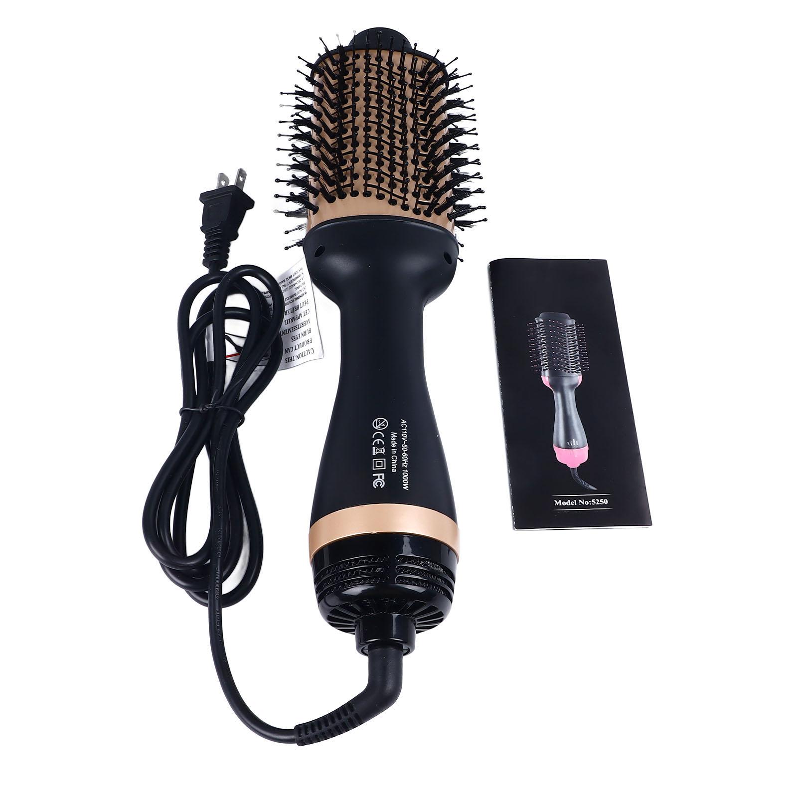 Hair Blow Dryer Brush 3 Temp Settings 1000W Reduce Static Hair Styling Hot Air Brush US Plug
Hair Blow Dryer Brush 3 Temp Settings 1000W Reduce Static Hair Styling Hot Air Brush US Plug