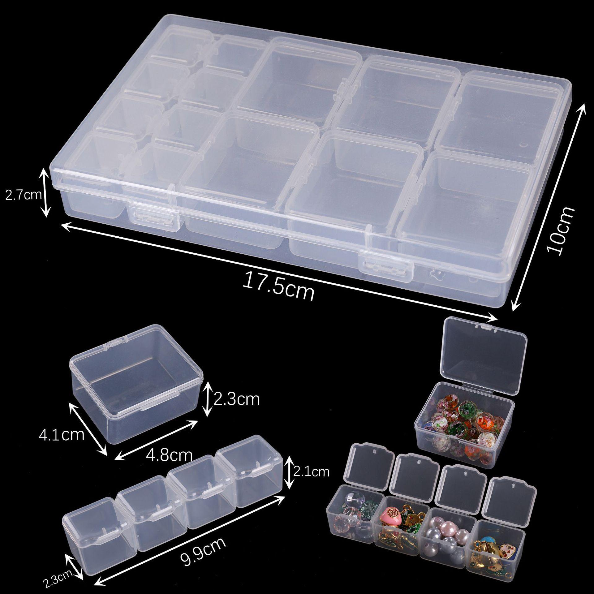 Clear Multi-layer Detachable Jewelry and Toys Storage Box 1 Box/Pack
Clear Multi-layer Detachable Jewelry and Toys Storage Box 1 Box/Pack