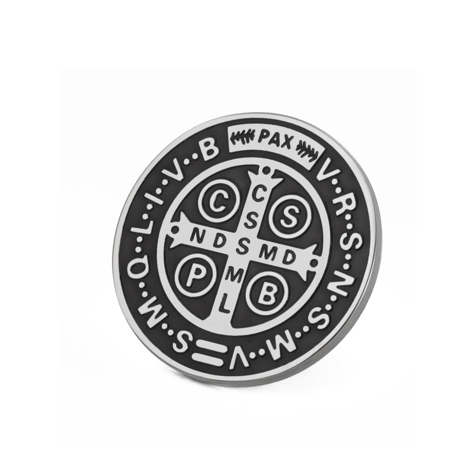 LIKGREAT Vintage Saint Benedict Brooch Stainless Steel Pins for Women Men Catholic Spiritual Protection Badge Amulet JewelryGift
LIKGREAT Vintage Saint Benedict Brooch Stainless Steel Pins for Women Men Catholic Spiritual Protection Badge Amulet JewelryGift