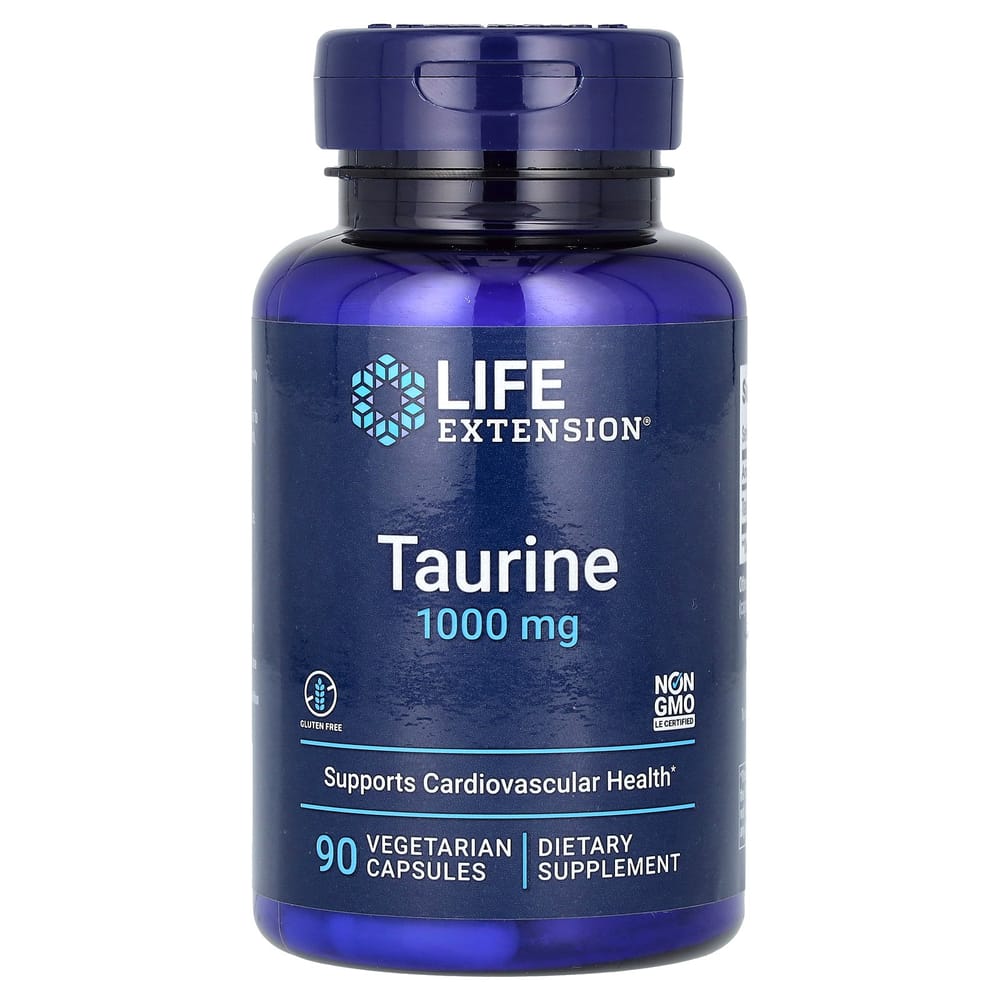Life Extension Taurine 1000mg Vegetarian Capsules, 90 Counts 90 pcs - 1 ea
Life Extension Taurine 1000mg Vegetarian Capsules, 90 Counts 90 pcs - 1 ea