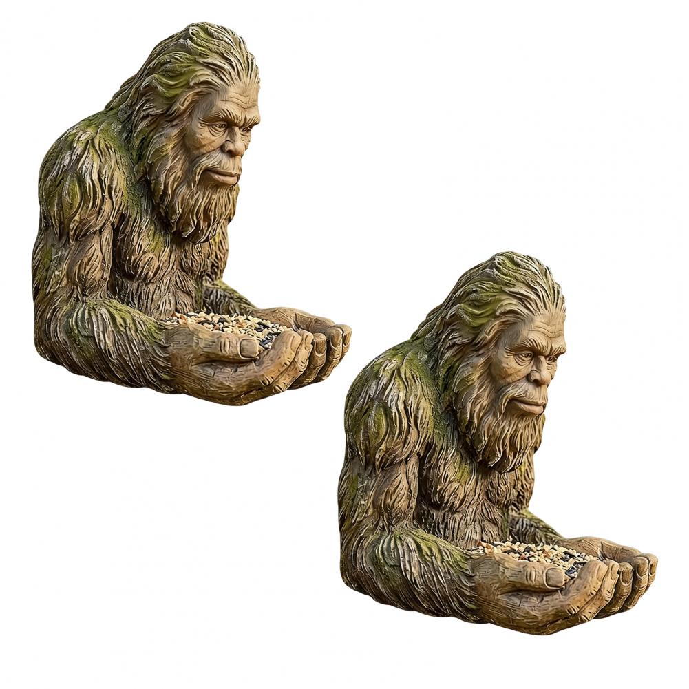 2Pcs Sasquatch Bird Feeder Outdoor Decorative Feeder Resin Sasquatch Sculpture Birdseed Tray for Tree Backyard Garden Art Decor S
2Pcs Sasquatch Bird Feeder Outdoor Decorative Feeder Resin Sasquatch Sculpture Birdseed Tray for Tree Backyard Garden Art Decor S