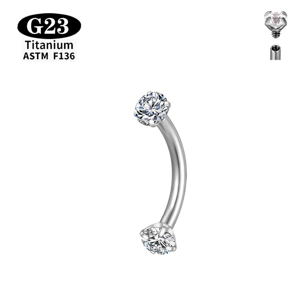 1/5PCS ASTM F136 Titanium Internally Threaded Eyebrow Piercing Rook Curved Barbell Kit Eyebrow Tragus Lip Rings 1.2x6x3mm&Eyebrow Jewelry&Face
1/5PCS ASTM F136 Titanium Internally Threaded Eyebrow Piercing Rook Curved Barbell Kit Eyebrow Tragus Lip Rings 1.2x6x3mm&Eyebrow Jewelry&Face