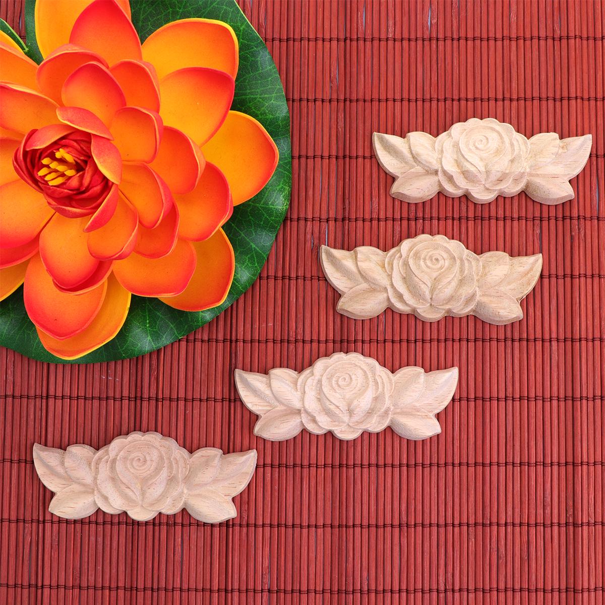2pcs Solid Wood Corner Onlay Carvings For Cabinet Door Decor, Wooden Applique Trim, European Style Furniture Decoration 9X3.5X1CM
2pcs Solid Wood Corner Onlay Carvings For Cabinet Door Decor, Wooden Applique Trim, European Style Furniture Decoration 9X3.5X1CM